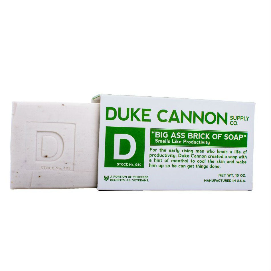 Duke Cannon Brick of Soap, Productivity
