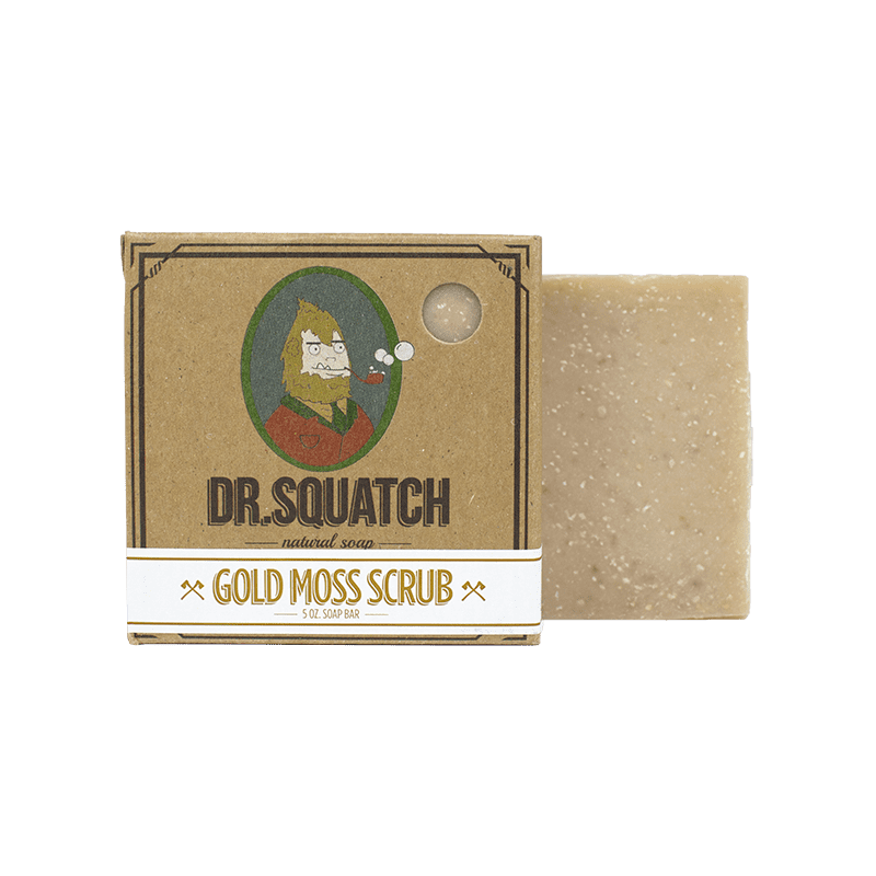 Dr. Squatch Bar Soap, Gold Moss Scrub