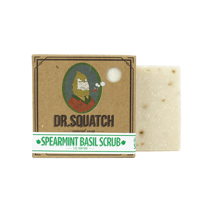 Dr. Squatch Bar Soap, Spearmint Basil Scrub