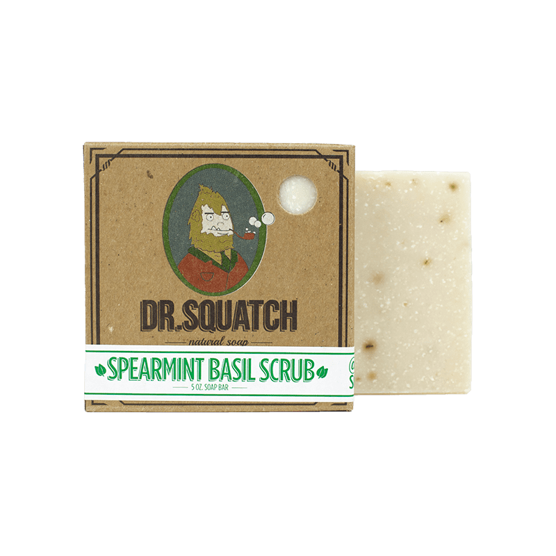 Dr. Squatch Bar Soap, Spearmint Basil Scrub
